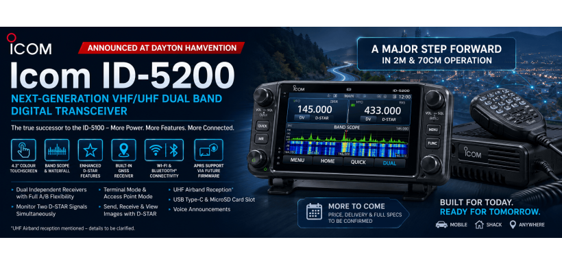 Icom New ID-5200 Transceiver Announced: What We Know So Far