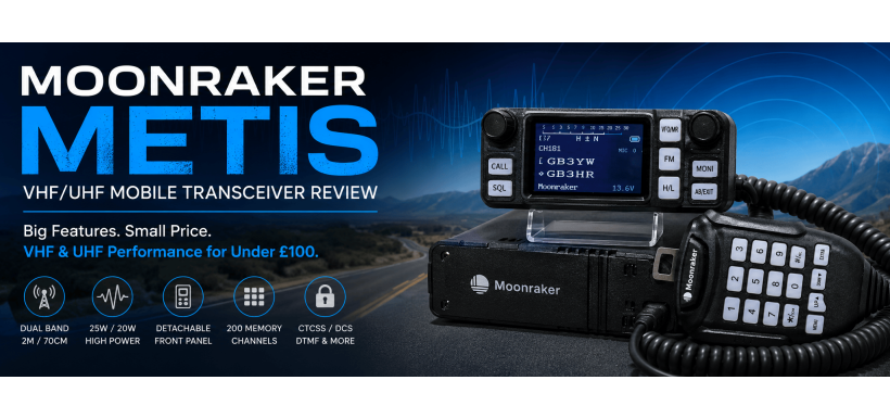 Moonraker METIS Dual Band Ham Radio Transceiver