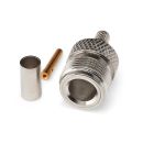 N-Type(F) Crimp Type Plug (6mm) (For RG58)