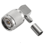 Right Angle TNC Crimp plug for RG58