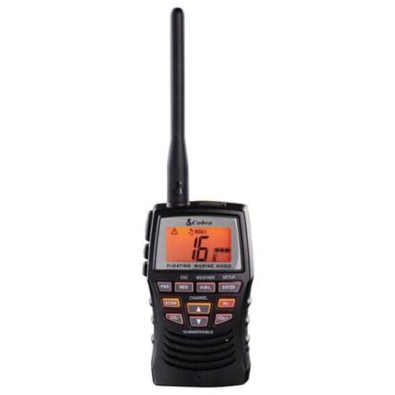 Discontinued Cobra HH150 - Floating Waterproof Handheld VHF Marine Transceiver 