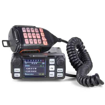 Moonraker Metis II VHF/UHF + AIR BAND RX Mini Mobile Transceiver