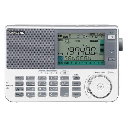 Discontinued SANGEAN ATS-909X2 - FM/SW/MW/LW/Air/ Multi-Band Receiver (White)