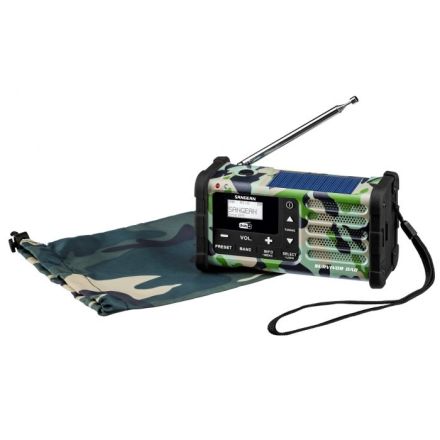 Discontinued SANGEAN MMR-88-DAB-PLUS - Camouflage Rechargeable Emergency Radio -  (Survivor DAB)