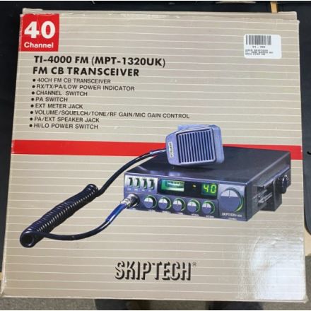 SOLD! USED Skiptech TI-4000 FM CB Transceiver 27/81