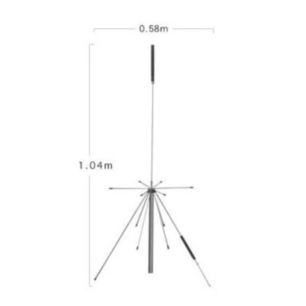 Diamond D-150 Super Discone Antenna 50-1500 MHz 