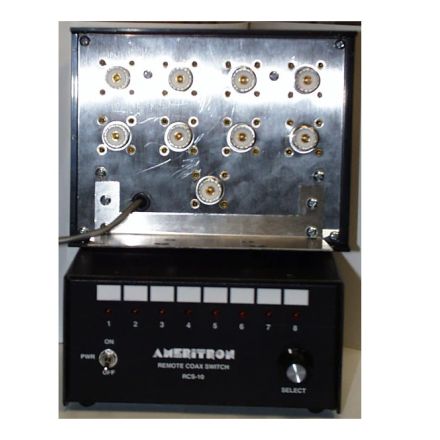 DISCONTINUED AMERITRON RCS10LX - Remote 8-way coaxial switch