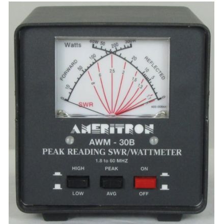 DISCONTINUED Ameritron AWM-30BX - 3Kw SWR/Pwr Meter