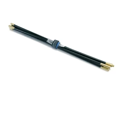 Discontinued Buddipole W3-MWA-4 Pair of military style shock cord whip antenna 4-section