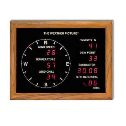 Discontinued Peet WSF-65027 Weather Picture oak frame wall display