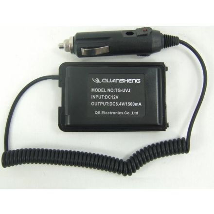 DISCONTINUED Quansheng Battery Eliminator for TG-UV2 (battery adapter and cigar DC cable)