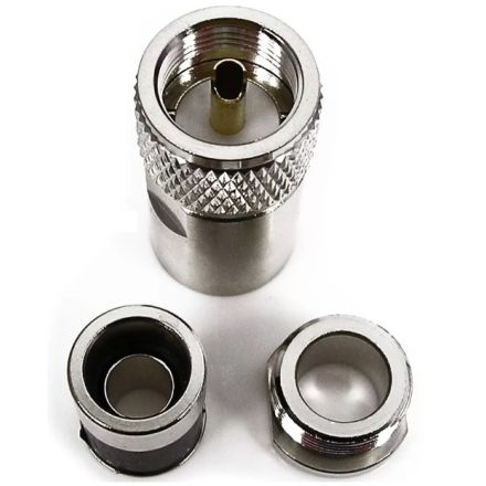 DISCONTINUED UHF-7378-2 PL259 PLUGS (Pack of 2) FOR ECOFLEX 10