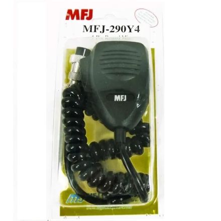 DISCONTINUED MFJ-290Y4 HF radio handheld mic 4 pin round Yaesu