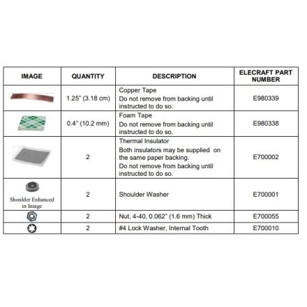Elecraft KX2MDKTHS   HARMONIC LEVEL REDUCTION MOD KIT