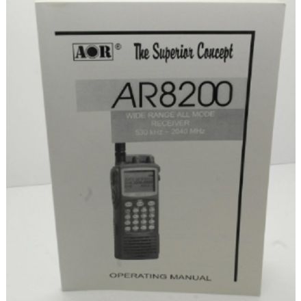 Discontinued AOR SM-8200MK1 (Service Handbook - Printed)