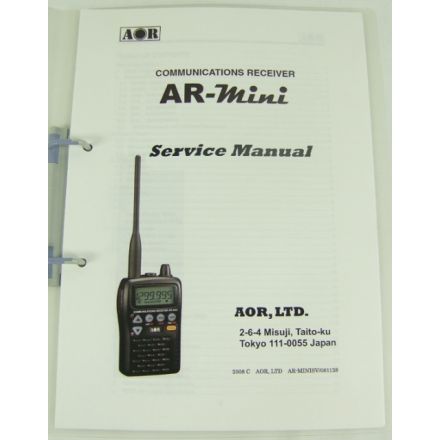 Discontinued AOR SM-MINI (Service Manual for AR-MINI - Printed)