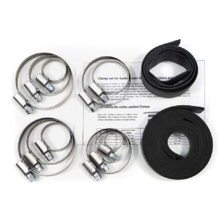SPIDERBEAM - Clamp Set for 22m Fibferglass Pole