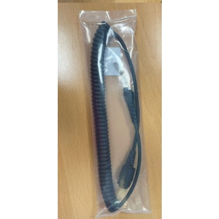 INRICO Microphone curly cable with aviation connector 