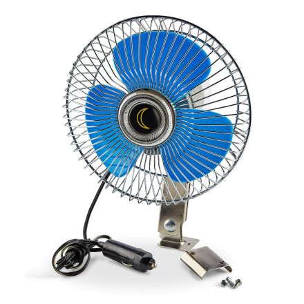Cab Fan-6F 24v 6" Chrome