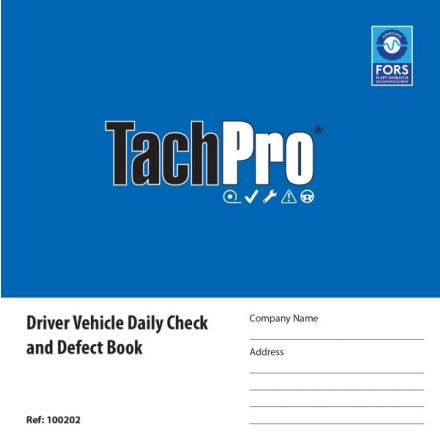 Discontinued Tachpro Driver Defect Book - 20 Pages