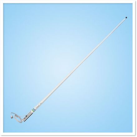 Shakespeare 5104 -  3Db 1.2M, Brass & Copper Element, 1"-14 Chromed Brass Ferrule,  4.5M RG58 + PL259
