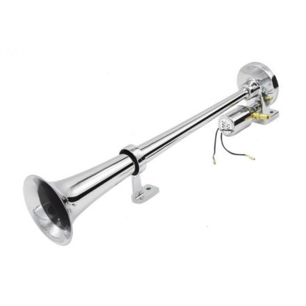 Discontinued Roadtek 24V Air Horn 64cm Chrome Round  (JGB-201)
