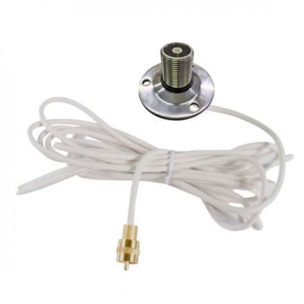 Shakespeare QC-4710 -  QC Deck Mount, Straight, S/S, 1''-14, 25mm High
