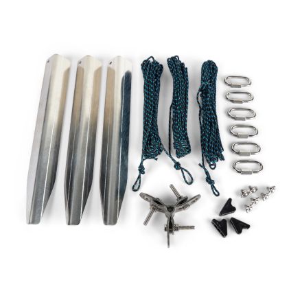 Lightweight Portable Guying Kit