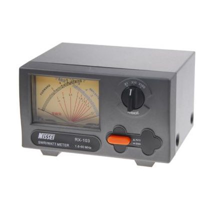 SOLD! B Grade Nissei RX-403 - SWR+PWR Cross Needle Meter LIKE NEW