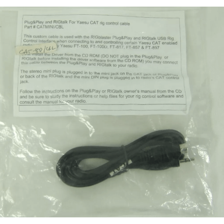 West Mountain CAT-8D/CBL CAT cable for Yaesu  radios 
