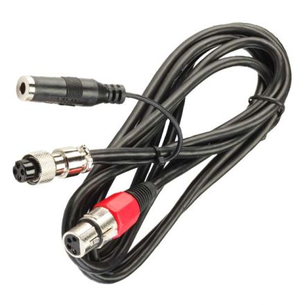 Heil Sound CC-1-K4 - AR 8ft Straight Microphone Connecting Cable (XLR4 to Kenwood 4-pin Round)