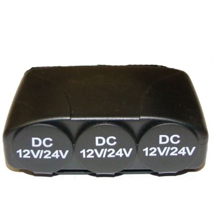 Discontinued CXS-3H Triple Lighter Socket With Hella Plug