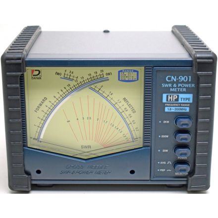 Daiwa CN-901HP (1.8-200MHz) 2KW SWR/Power Meter (SO239)