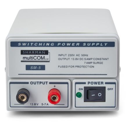 SOLD! C Grade Sharman SM-5 (5-7 Amp) Switch Mode Power Supply 