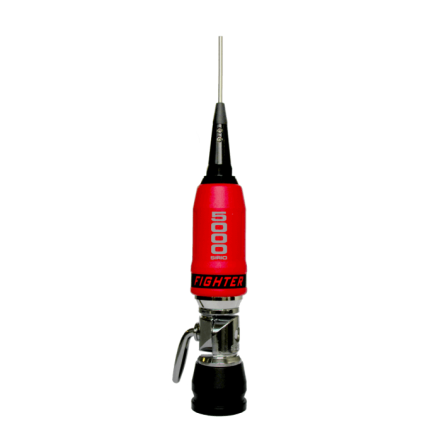 Sirio Fighter P-5000 (Red) 27-30 MHz (Direct Car Body Mount  With Cable)