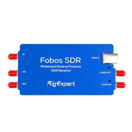 B Grade RigExpert Fobos SDR (100 kHz to 6 GHz) Receiver REVIEW SAMPLE
