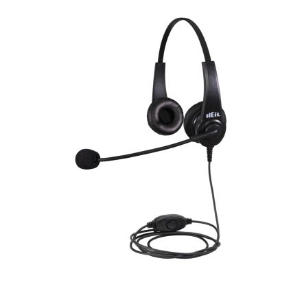 SOLD! B Grade Heil Sound HTH-DK - AR Handi Talkie Headset (Dual-sided for 2-pin Kenwood/Baofeng with PTT)
