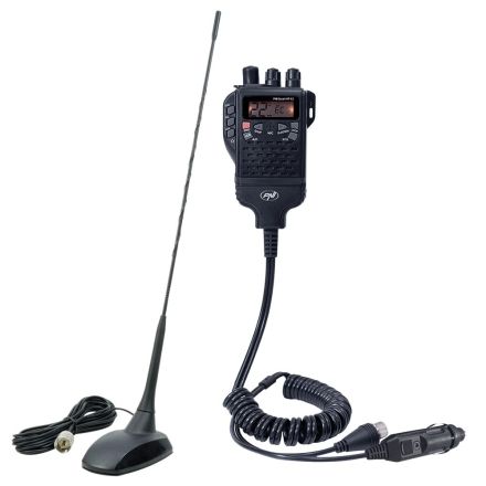 PNI HP62-48 Handheld 12V AM/FM CB Radio (Includes Mobile Antenna)