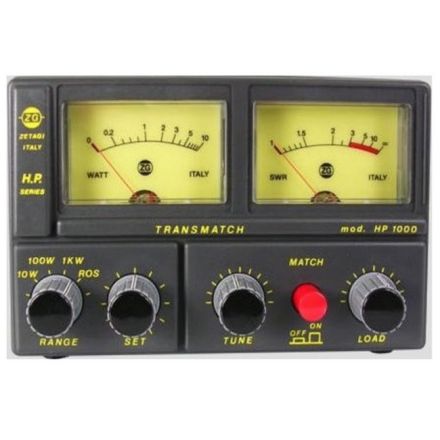 SOLD! B Grade Zetagi HP1000 Transmatch SWR/Power/Matcher 