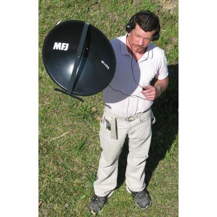 MFJ-5007 - Audio Parabolic Reflec.Rcvd w/head ph