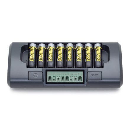 DISCONTINUED Powerex MH-C800S 8-Cell Smart Charger for AA / AAA NiMH / NiCD Batteries
