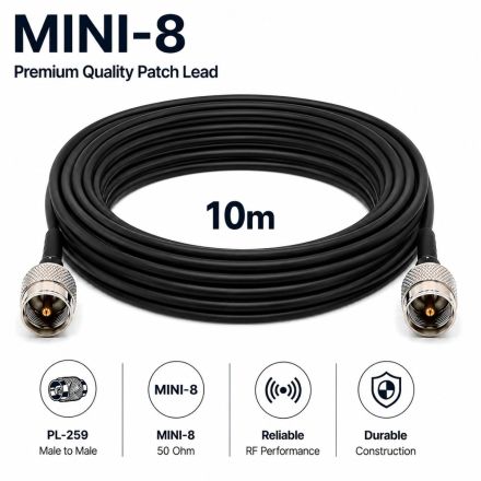 CS PREMIUM - 10M (Quality Military Spec) MINI 8 Patch Lead