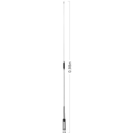 SOLD! B GRADE DIAMOND NR-770R 2/70cm MOBILE ANTENNA (SLIGHT BEND AT TOP)