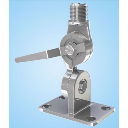 Shakespeare QCM-S -  Quick Connect SS Ratchet Mount With Cable (Use With QC Series Of Antennas)