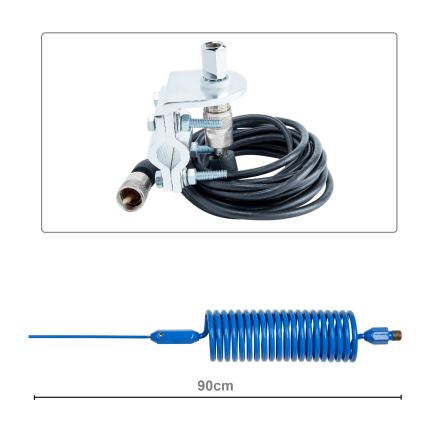 CB Aerial Kit - Blue Tornado Mini Stinger & Rail Mount (Complete Offer)