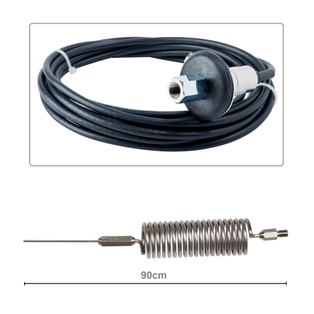 CB Aerial Kit - Stainless Steel Tornado Mini Stinger & Roof Stud Mount (Complete Offer)