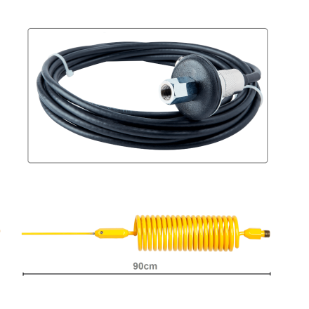 CB Aerial Kit - Yellow Tornado Mini Stinger & Roof Stud Mount (Complete Offer)