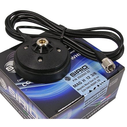 Discontinued SIRIO MAG H1238 Magmount with cable 3/8" fitting 92mm 2502502.03