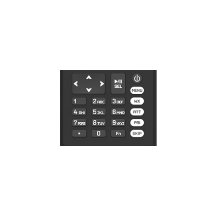 Discontinued Whistler TRX-1 Spare Keypad Only