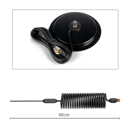 CB Aerial Kit - Black Tornado Mini Stinger & Turbo Mag Mount